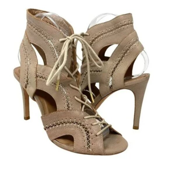 Joie Shoes - Joie Leather Sandal Pumps - Size 6.5